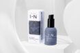 blue bottle of serum