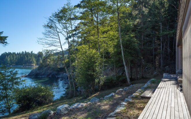 deck facing Pacific Ocean views