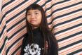 kid wearing black and white hoodie