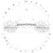 A drawing showing a circle about the bridge, demonstrating the various insects that will benefit from the bridge.