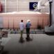 The inside of a factory where Mars Dune Alpha is being constructed.
