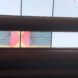 close-up of colorful solar panels