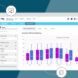 A screenshot of Higg's industry benchmarking software, comparing sustainability data from apparel companies.