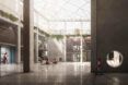 The central courtyard as a quiet place for meeting, playing and learning.