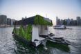 Floating module with greenery