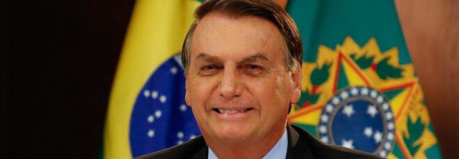 A picture of President Bolsonaro.
