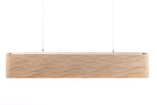 A lighting fixture hanging from the ceiling.