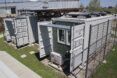 Several shipping container homes.