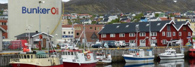 A Norwegian port city.