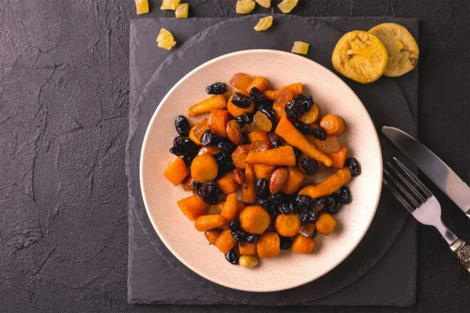 A plate of tzimmes.