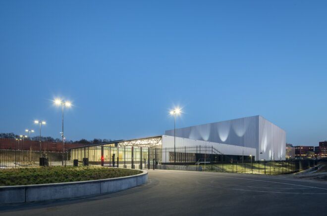 Exterior of collection center
