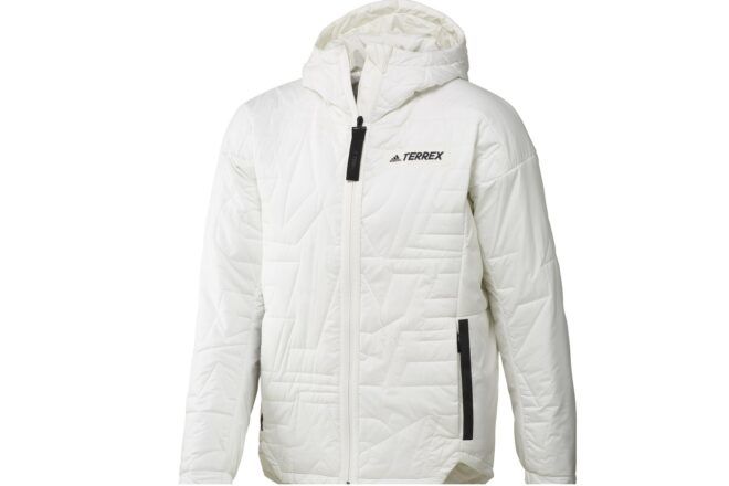 White puff jacket