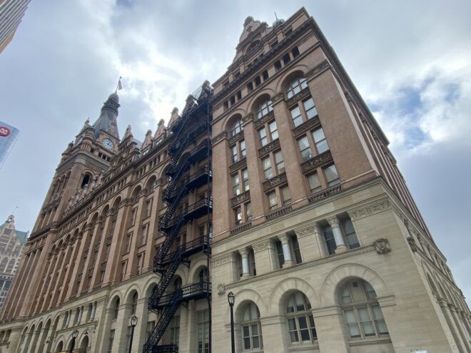 A historical-looking building