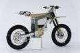 A green e-bike.