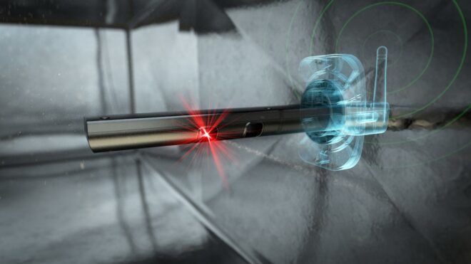 Devise using laser to detect pollutants