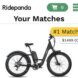 A Ridepanda match page.