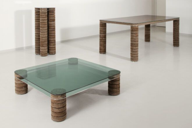 A table, coffee table, and decorative piece