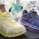 Rows of multicolor shoes