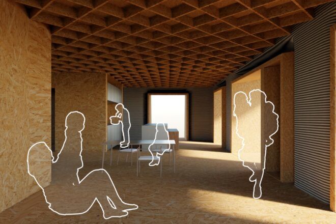 Interior of building
