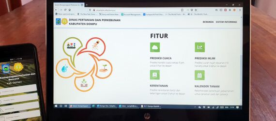 The app open on a laptop and phone.