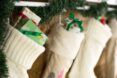 White stockings filled with gifts