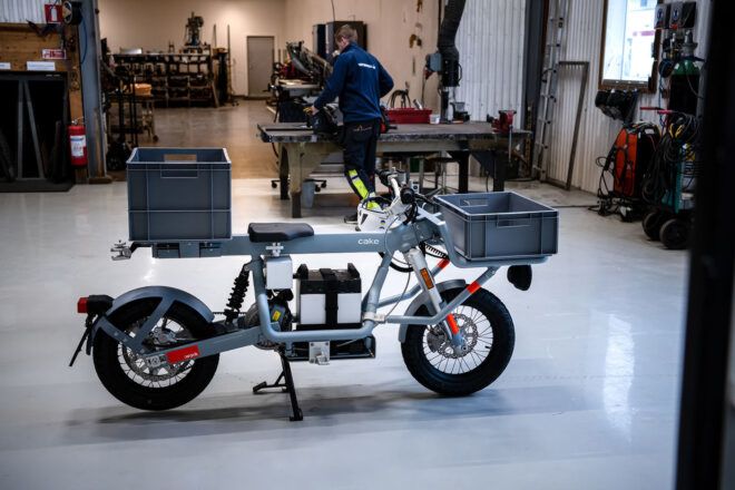 A decked out e-bike.