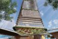A ground view of Treehouse.