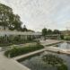 An outdoor pool area.