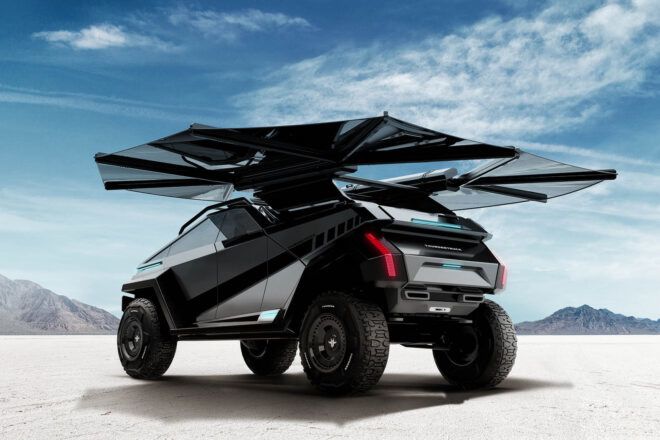 A rendering of the Thundertruck.