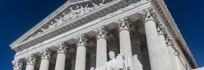 The Supreme Court building.