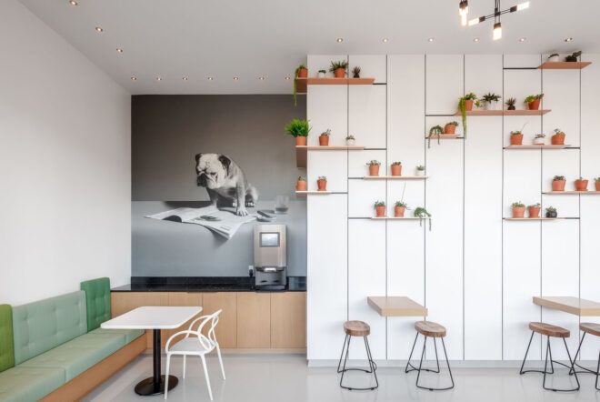 A dining space.