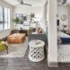 An apartment.