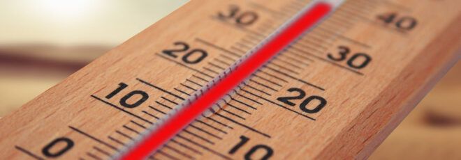 A thermometer.