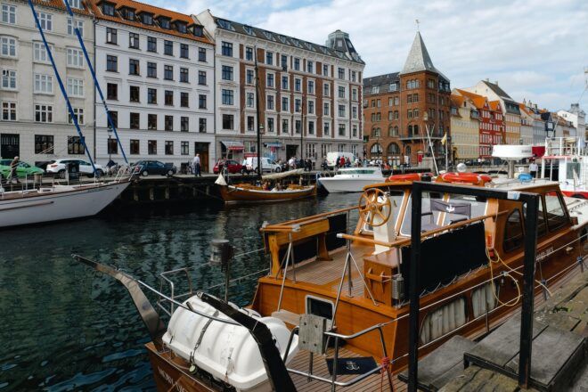 A Copenhagen canal.