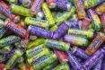 Candy wrappers for upcycling.