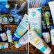 A box of reef-safe sunscreen products.