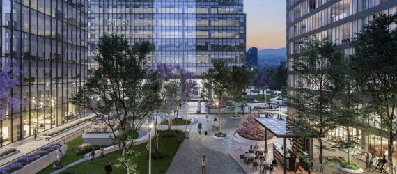 A city landscape