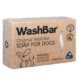 A cardboard WashBar box that says its the original WashBar, soap for dogs