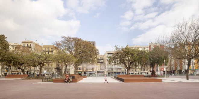A Climate Islands courtyard
