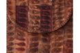 Close up of the seed-studded Leukeather for a crossbody bag