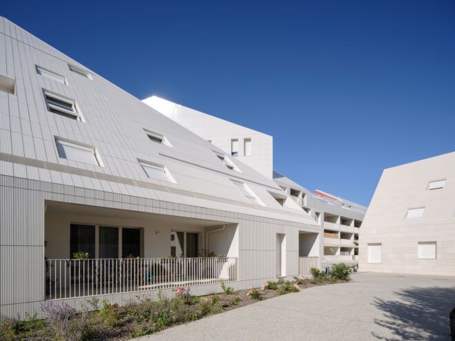 White buildings