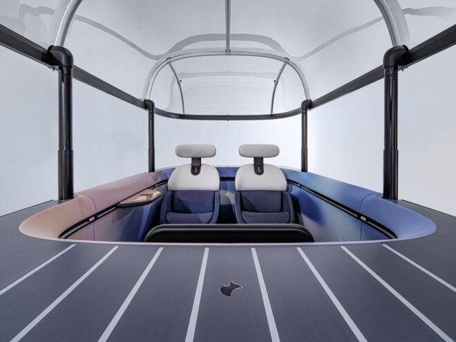 Interior of a car