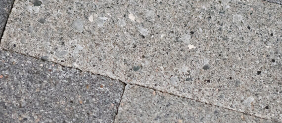 An up-close photo of a BioBased cement tile