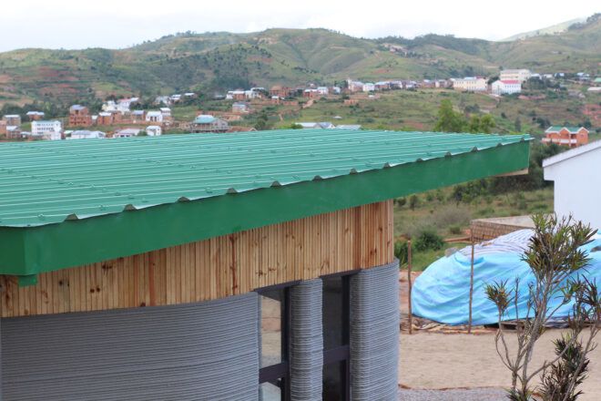 A green roof of the Thinking Hut