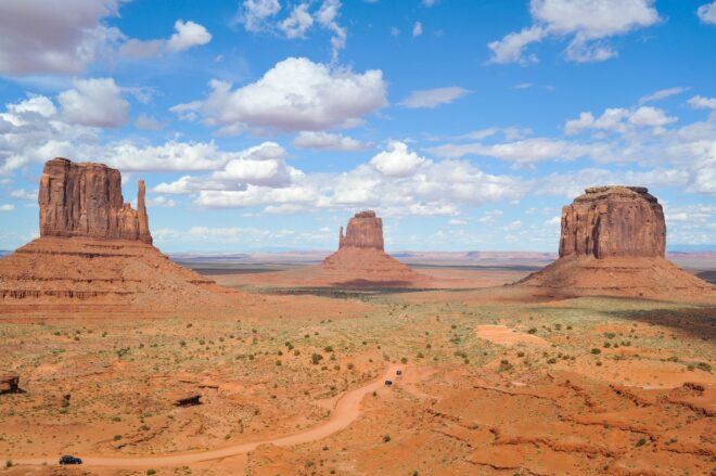 The landscape of an Arizona hiking area