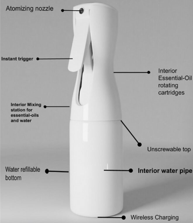 A diagram of the AirX canister