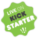 A green sticker that reads 