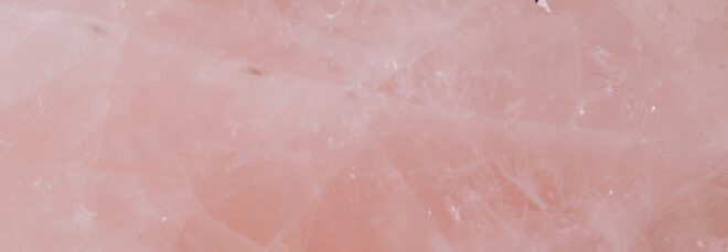 Up-close of a pink gem