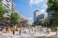 The Lakeview Square with water activities for kids