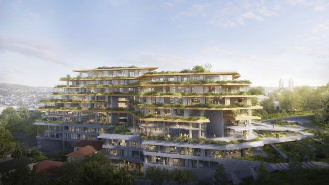 Exterior with lush greenery throughout the floors